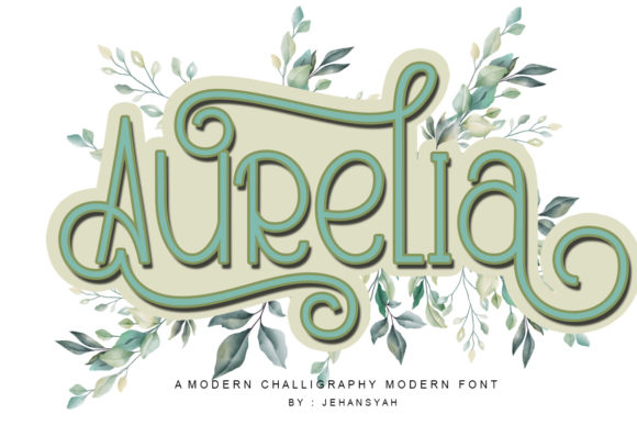 Aurelia: The Organic Display Font for Modern Brands