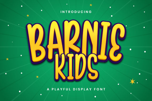 Barnie Kids: The Playful Font That Brings Projects to Life