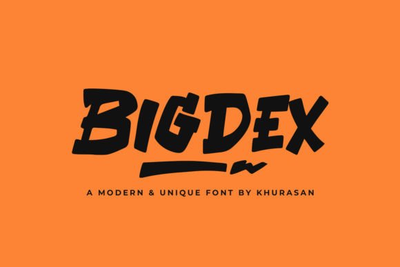Bigdex: The Bold Display Font for Standout Designs
