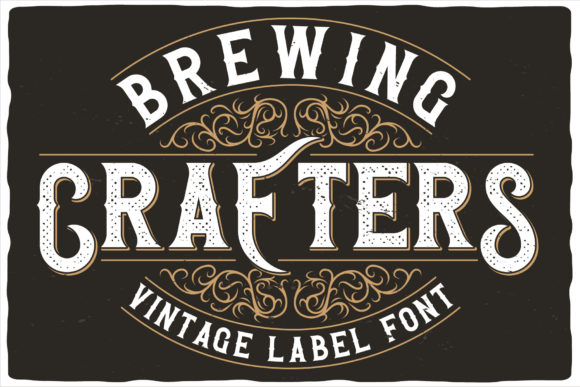 Brewing Crafters: A Typeface with Vintage Soul and Modern Grit