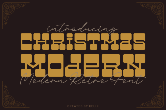 Christmas Modern: A Font That Brings Joy to Any Project