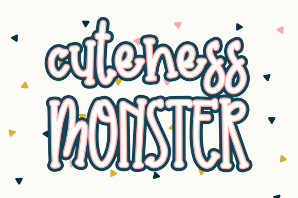 Cuteness Monster: The Quirky Font That Brings Designs to Life