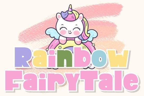 Designing with Whimsy: The Rainbow FairyTale Font