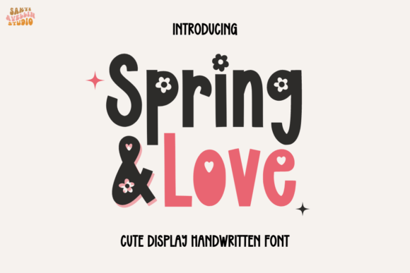 Discovering the Charm of the Spring and Love Typeface