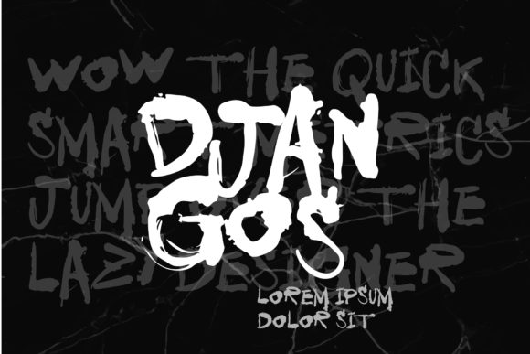 Djangos: Unleashing Creative Energy with a Bold Display Typeface