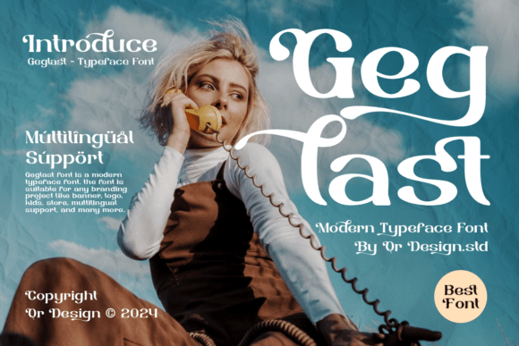 Geglast: A Typeface for Modern Sophistication