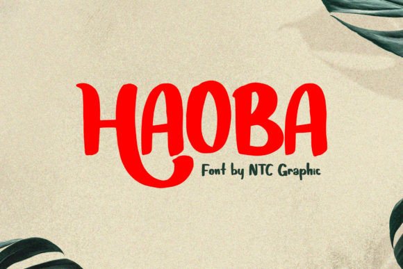 Hoaba: The Playful Brush Font for Modern Creators