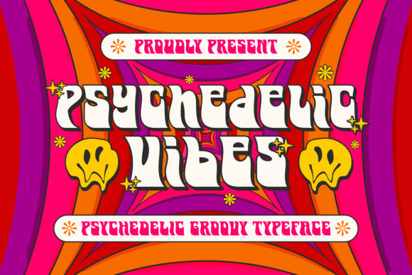 Psychedelic Vibes: A Playful Typeface for Bold Visuals