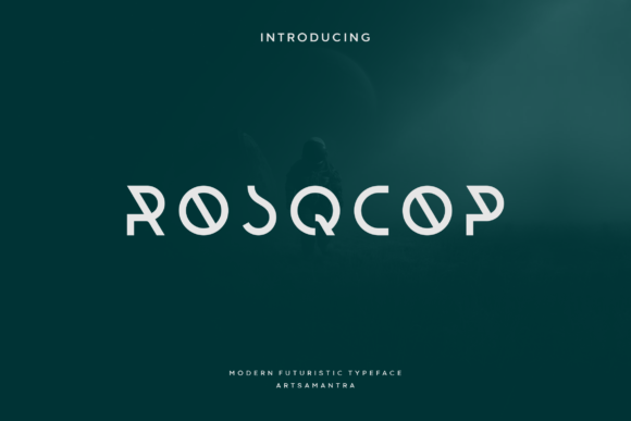 Rosqcop: The Futuristic Display Font for Modern Designers