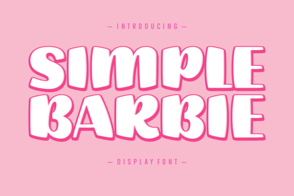 Simple Barbie: A Playful Font for Creative Projects