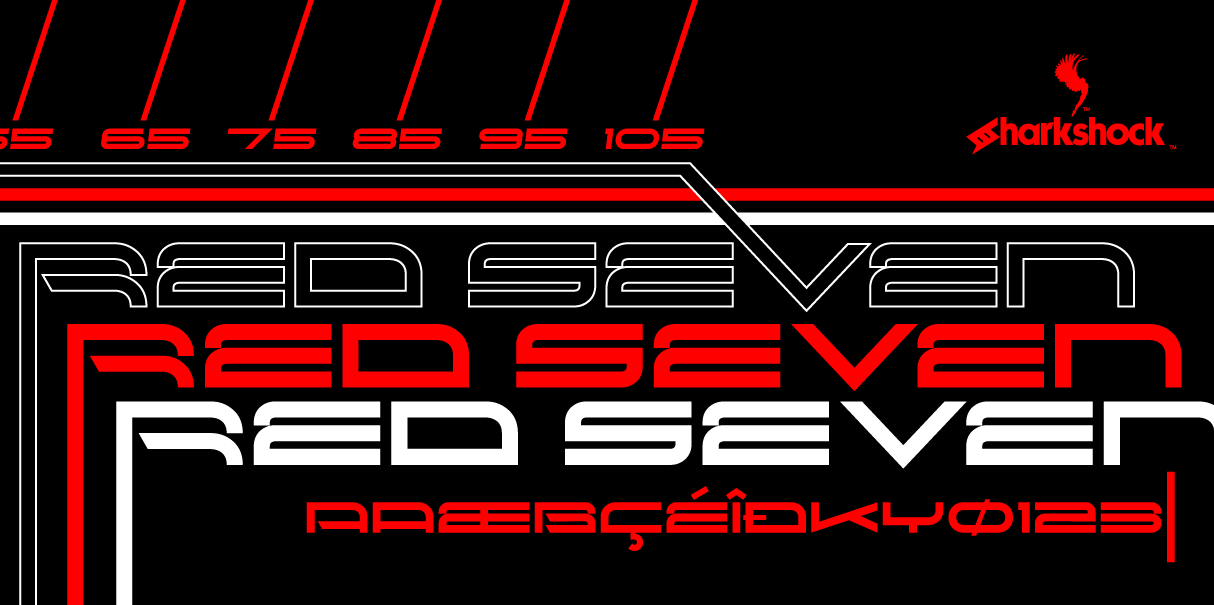 Slicing Through the Noise with Red Seven Typography