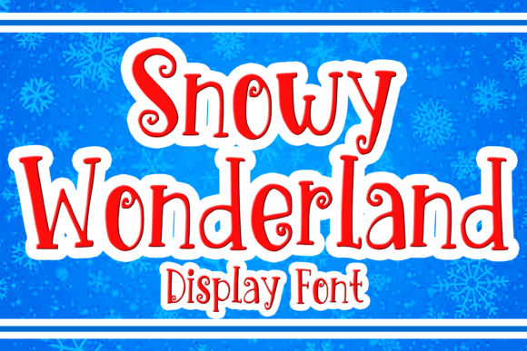 Snowy Wonderland: The Font That Captures Winter Magic
