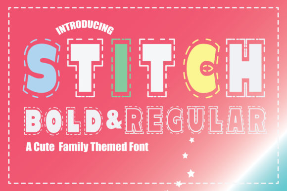 Stitch: A Bold Typeface for Maximum Impact