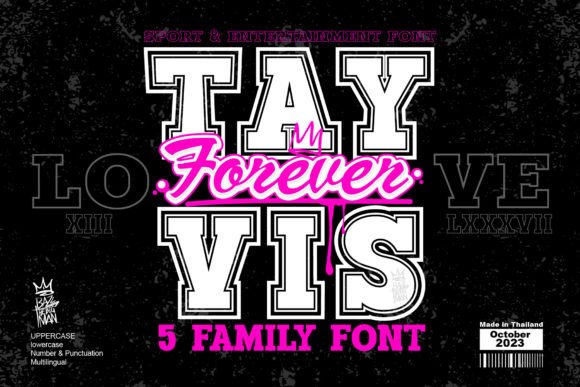 Tayvis Forever: Where Athletic Energy Meets Handwritten Charm