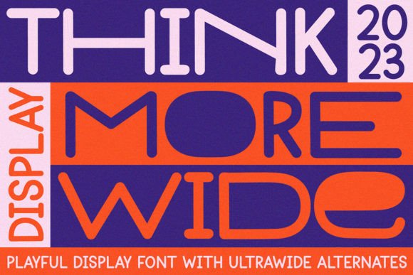 Thinkmore: The Playful Font for Modern Branding