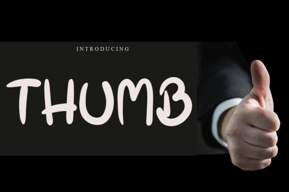 Thumb: The Bold Display Typeface for Playful Brands